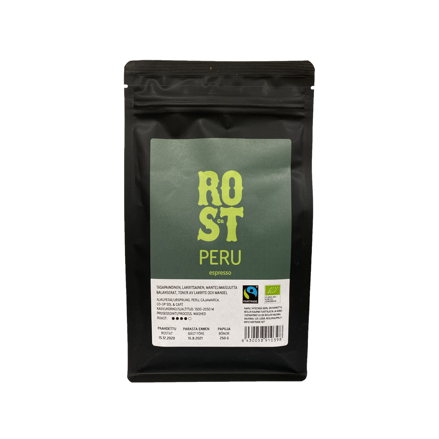 Кофе в зернах ROST & Co. Peru